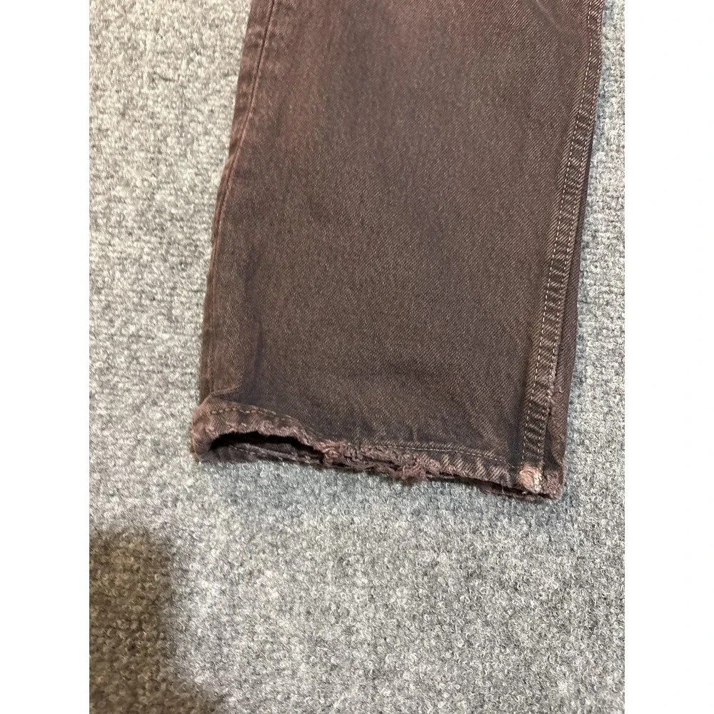 VTG Levis 501 Jeans Mens 30x30 Brown Denim Straight Leg Made USA Button Fly 90s - Picture 6 of 12